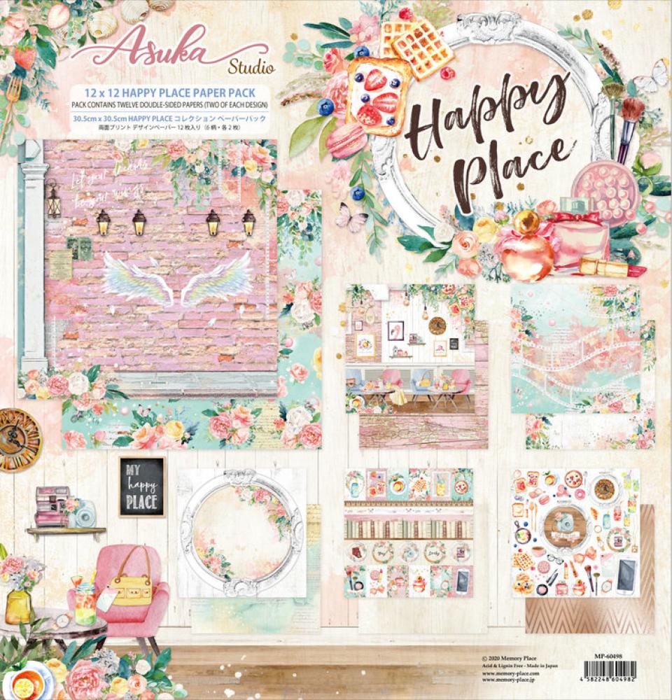 Asuka Studio 12x12 Paper Pack Happy Place