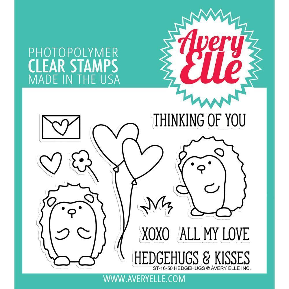 Avery Elle Clear Stamp Set Hedgehugs #AE1650