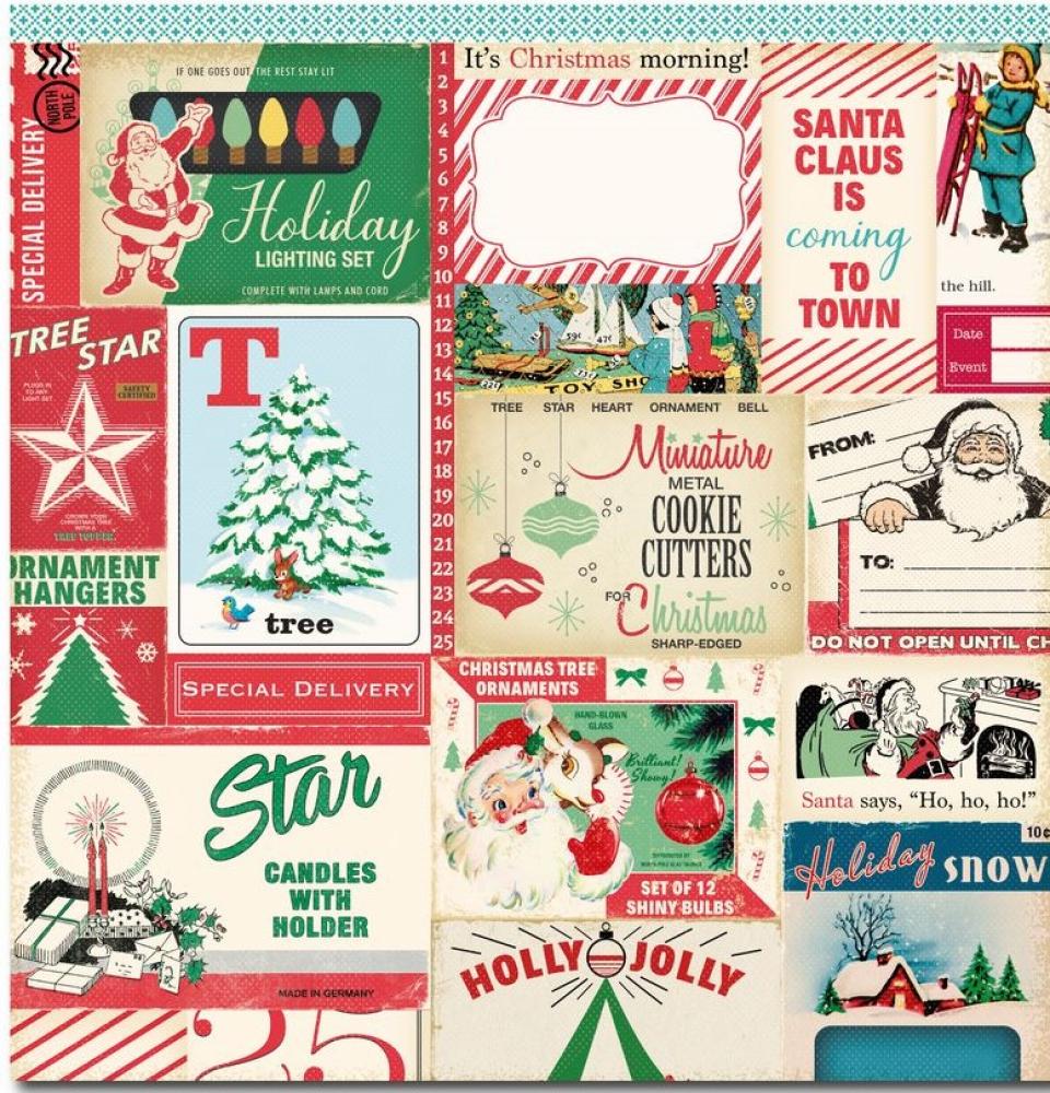 Vintage Odyssey 12x12 Paper Pack Let It Snow