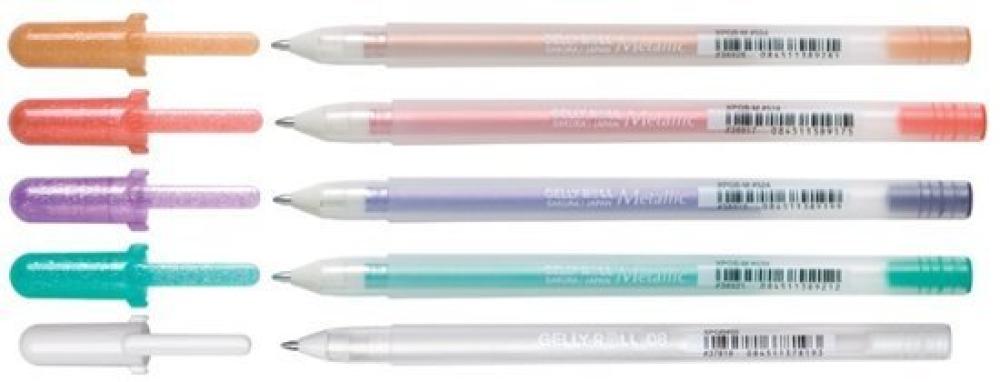 Bruynzeel Sakura Metallic Gelpen Mix + Real White