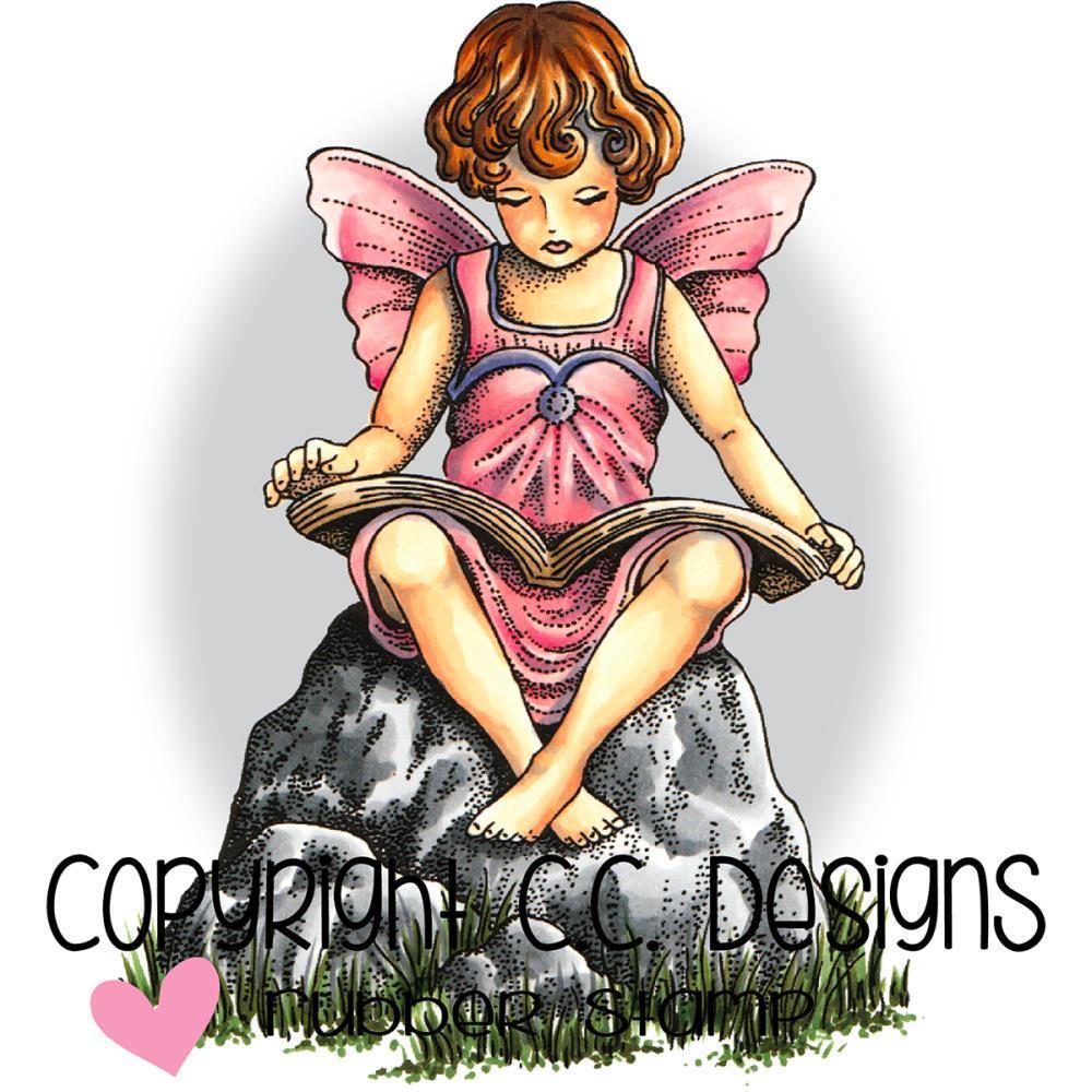 C.C. Designs Doveart Cling Stamp Fairy Ella #JD1082