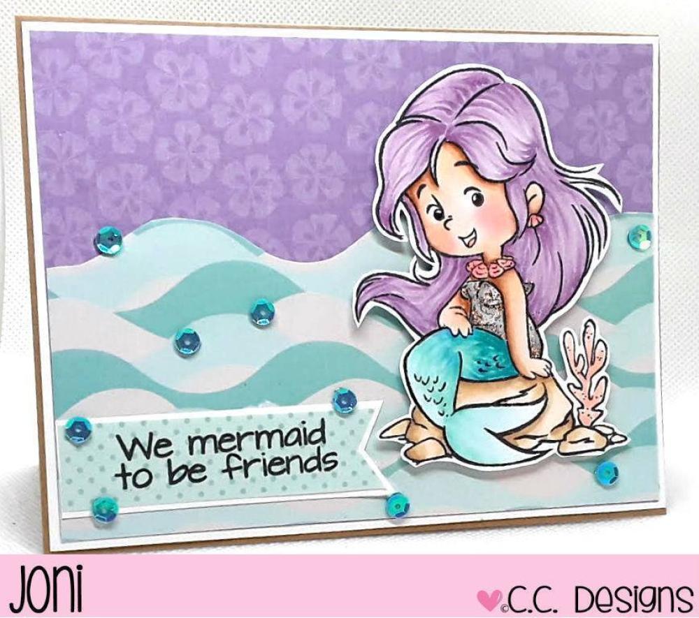 C.C Designs Clear Stamp Set Merkini #0099