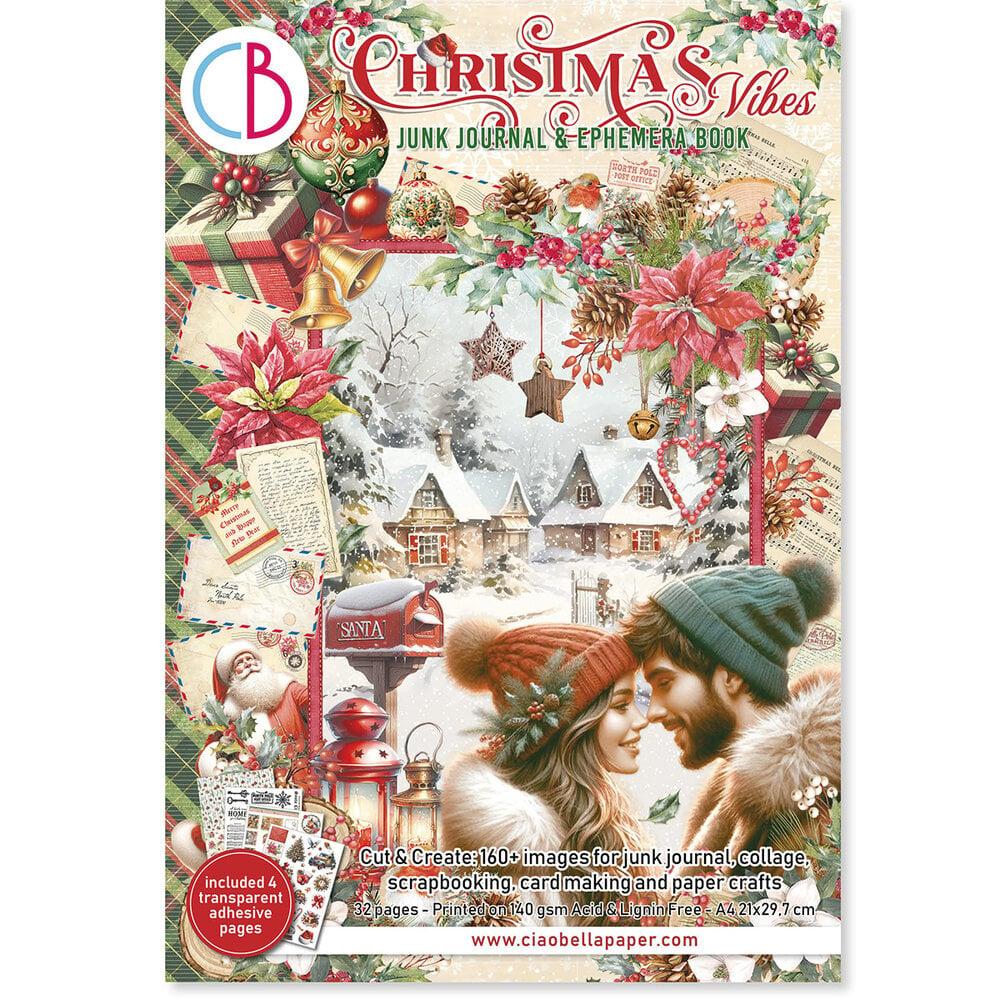 CBB003 Ciao Bella Christmas Vibes A4 Junk Journal Ephemera Book