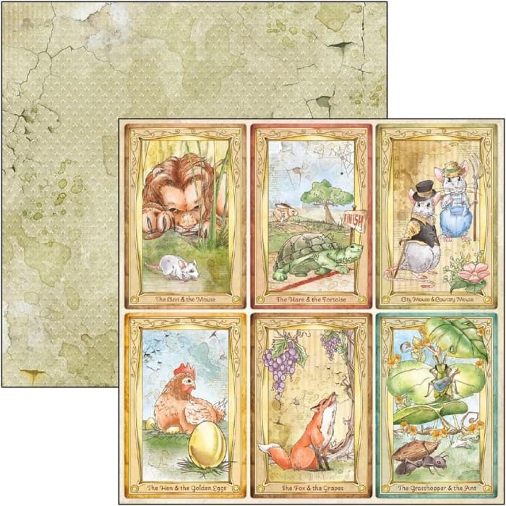 Ciao Bella 8x8 Paper Pad Aesop's Fables #CBH046