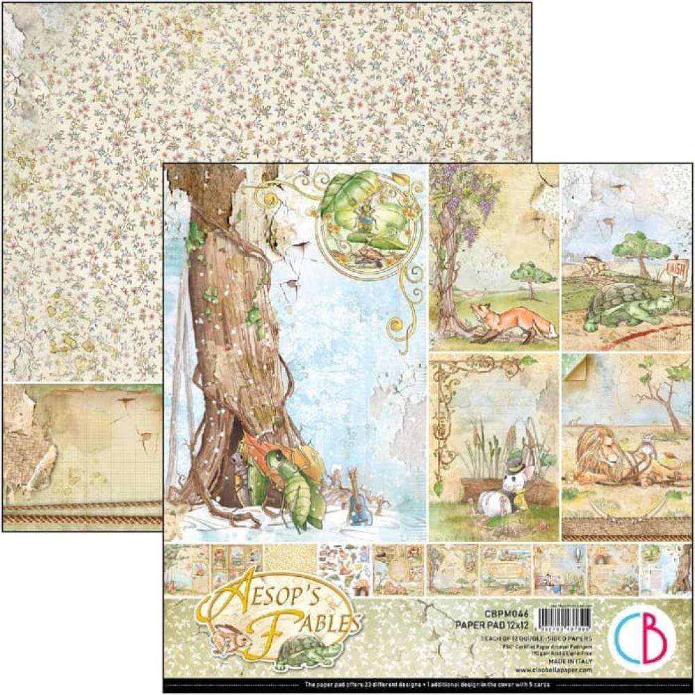 Ciao Bella 12x12 Paper Pad Aesop's Fables #CBPM046