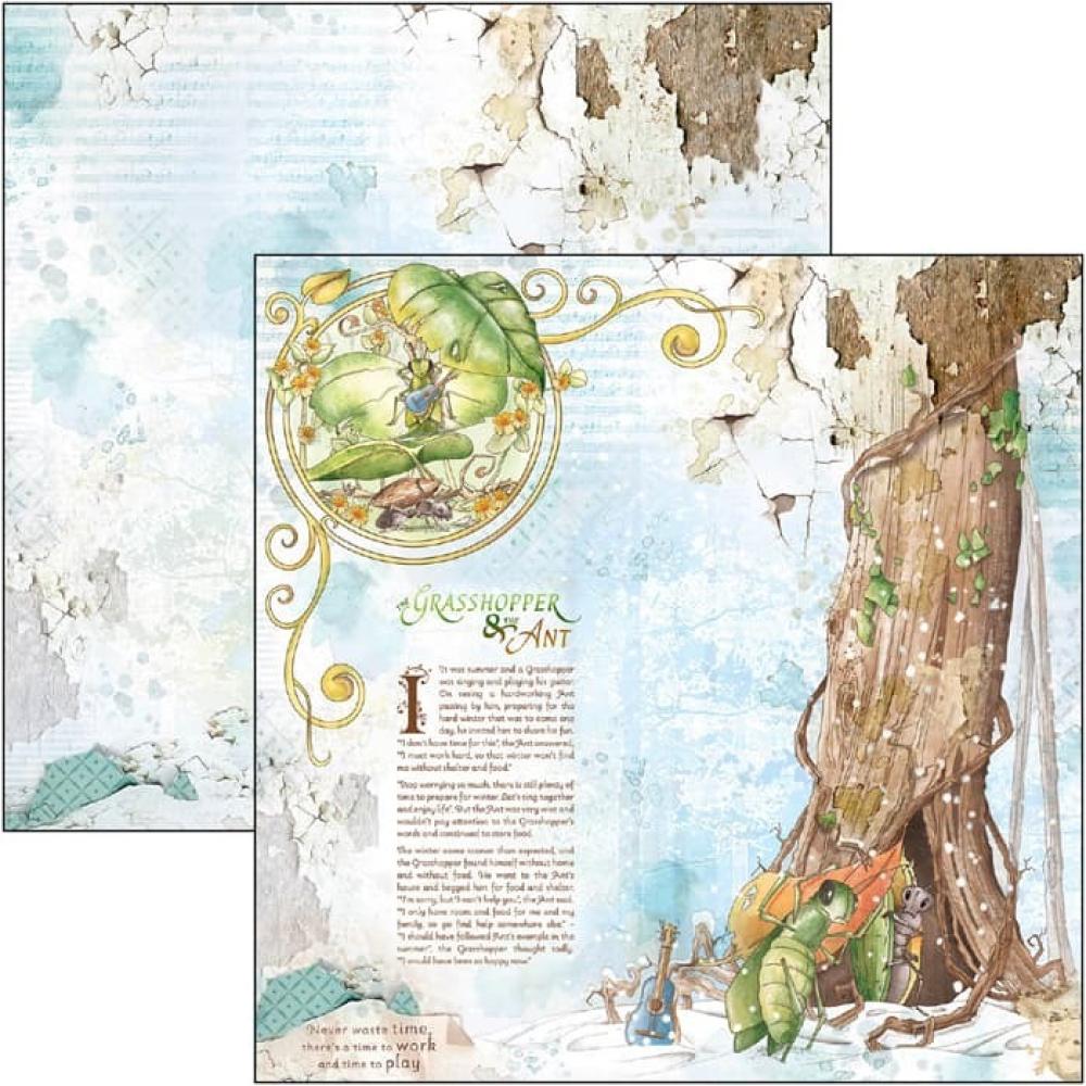 Ciao Bella 12x12 Paper Pad Aesop's Fables #CBPM046