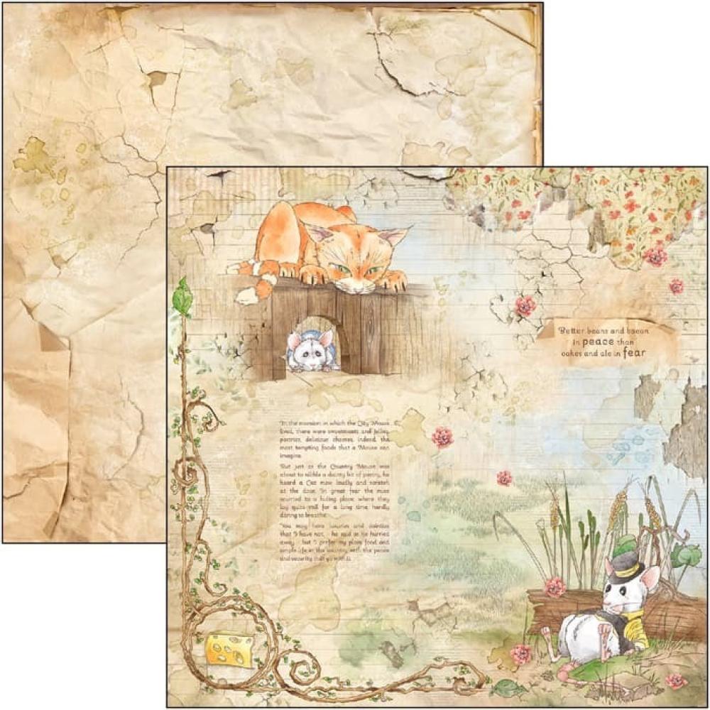 Ciao Bella 12x12 Paper Pad Aesop's Fables #CBPM046