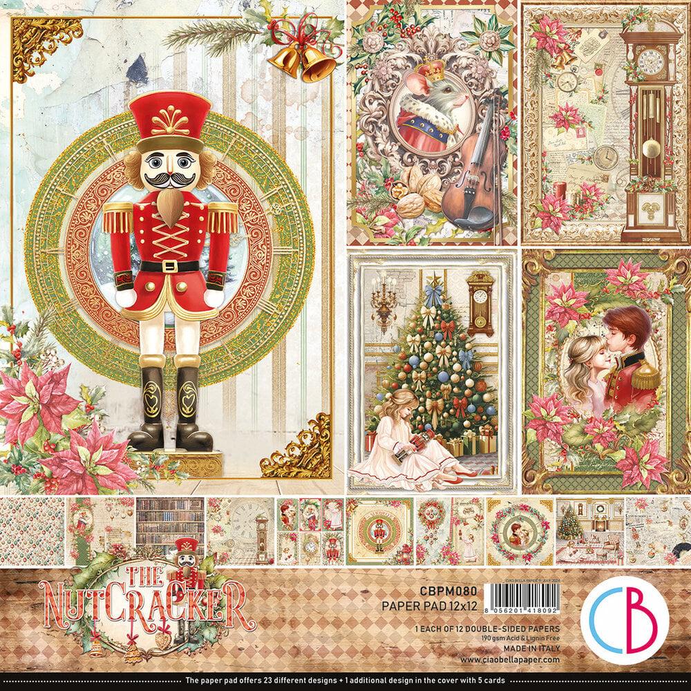 CBPM080 Ciao Bella The Nutcracker 12x12 Inch Paper Pad