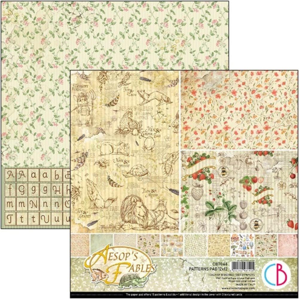 Ciao Bella 12x12 Patterns Pad Aesop's Fables #CBT046