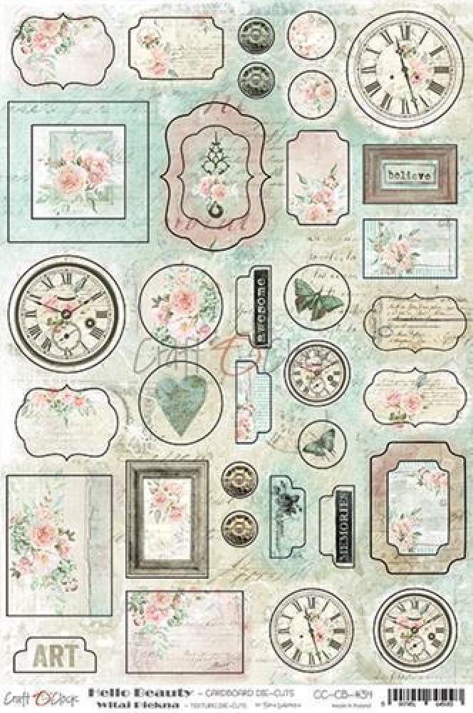 Craft O Clock Scrapbooking Kit Hello Beauty