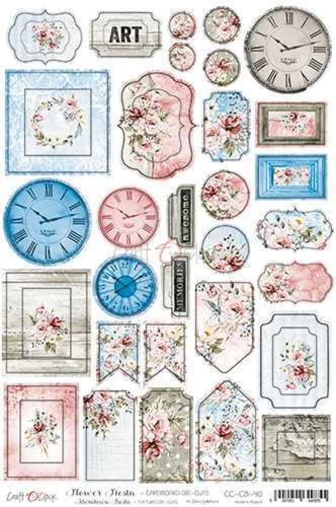 Craft O Clock Mixed Media Kit Flower Fiesta