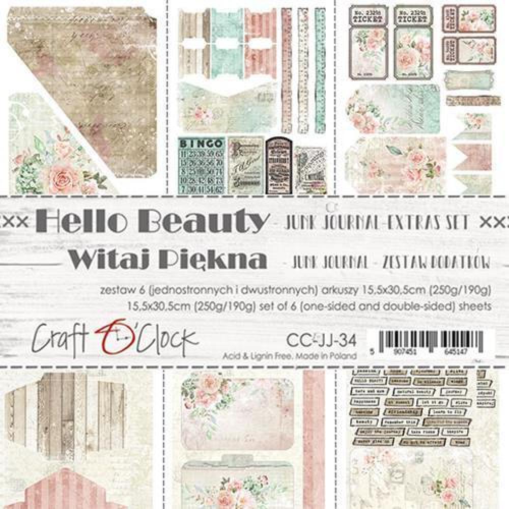 Craft O Clock Scrapbooking Kit Hello Beauty