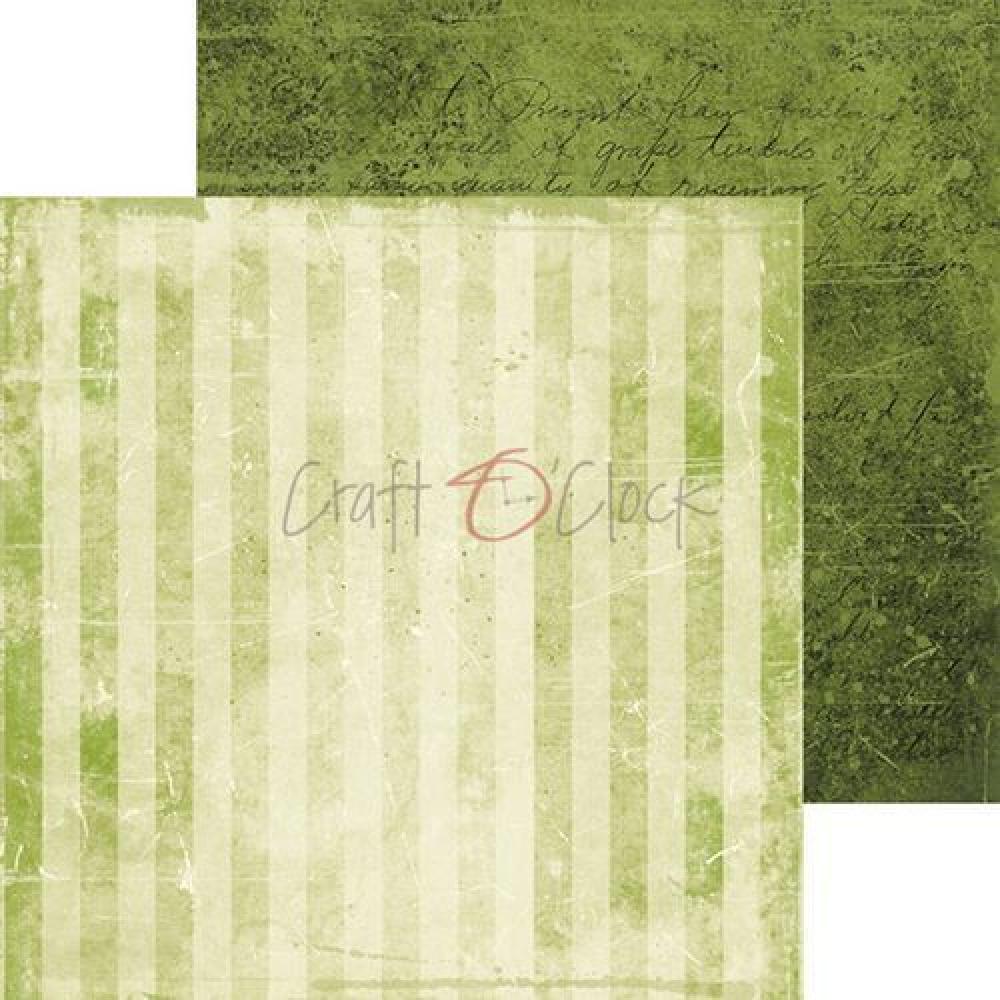 Craft O Clock 6x6 Paper Pad Basic Green Mood #01