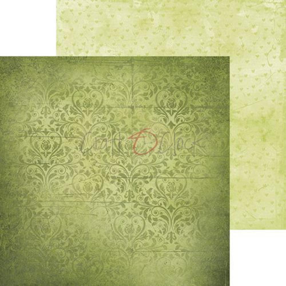 Craft O Clock 6x6 Paper Pad Basic Green Mood #01