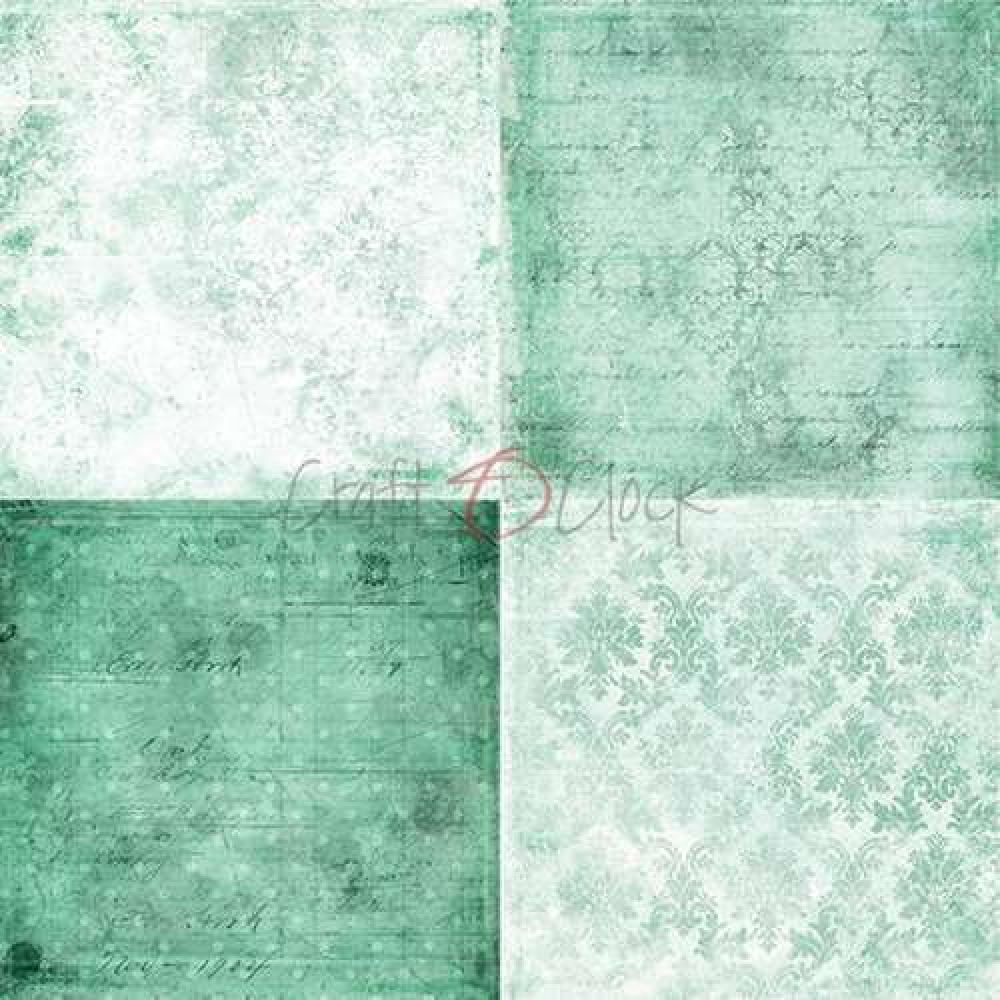 Craft O Clock 6x6 Paper Pad Basic Mint Mood #07