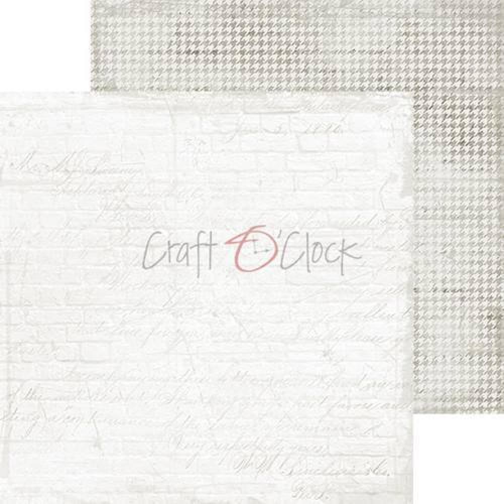 Craft O Clock 6x6 Paper Pad Basic Light Gray Mood #10