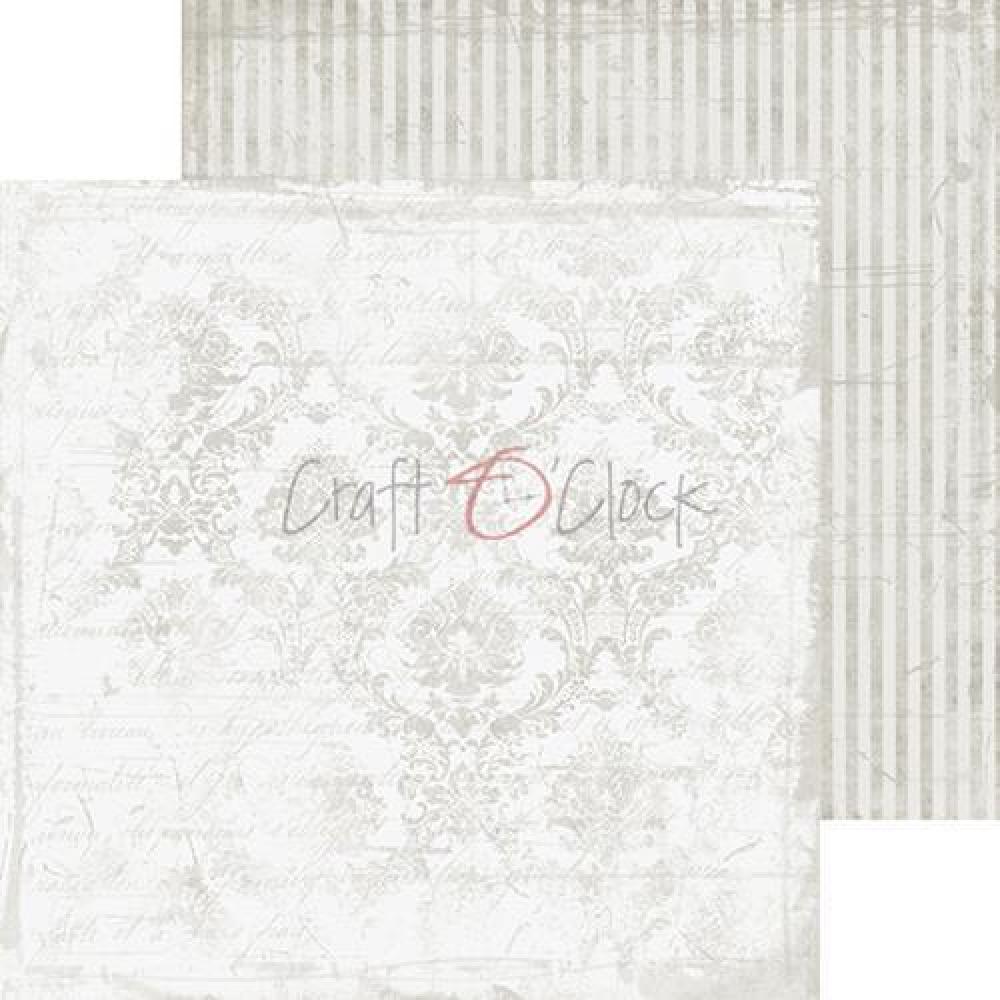 Craft O Clock 6x6 Paper Pad Basic Light Gray Mood #10