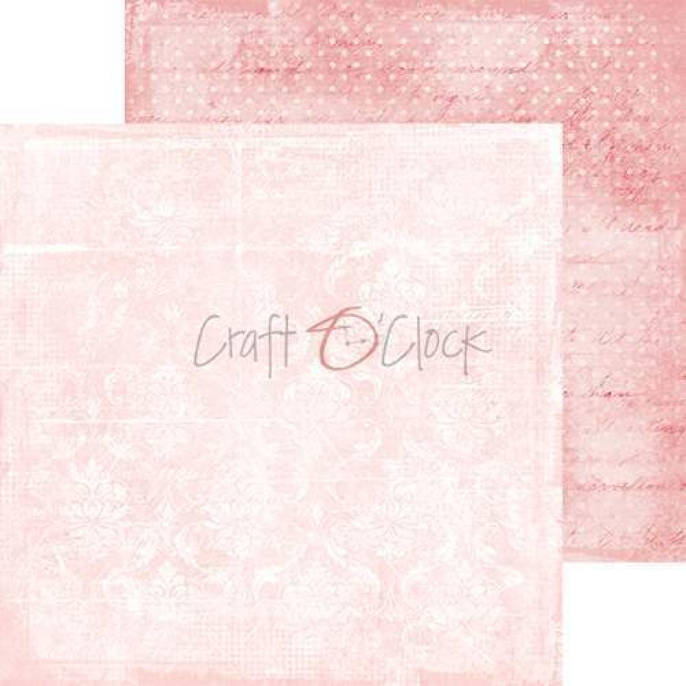 Craft O Clock 6x6 Paper Pad Basic Pink Mood #11