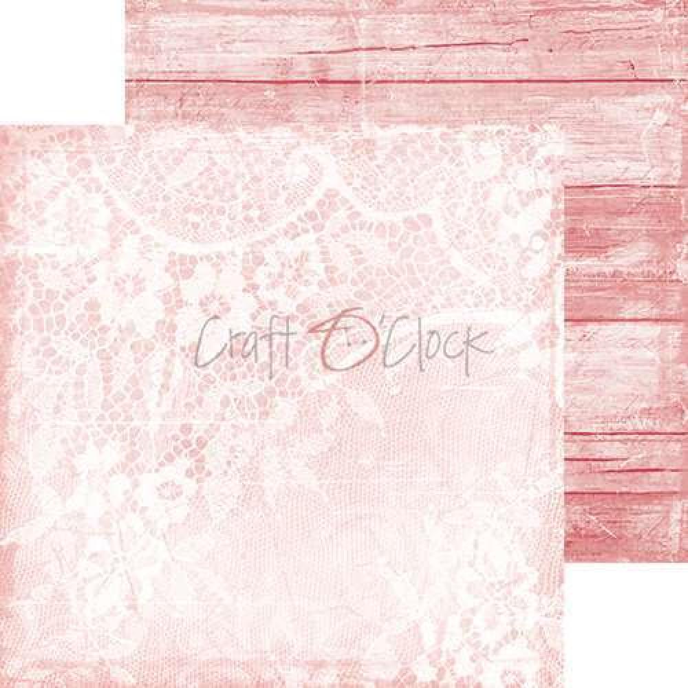 Craft O Clock 6x6 Paper Pad Basic Pink Mood #11