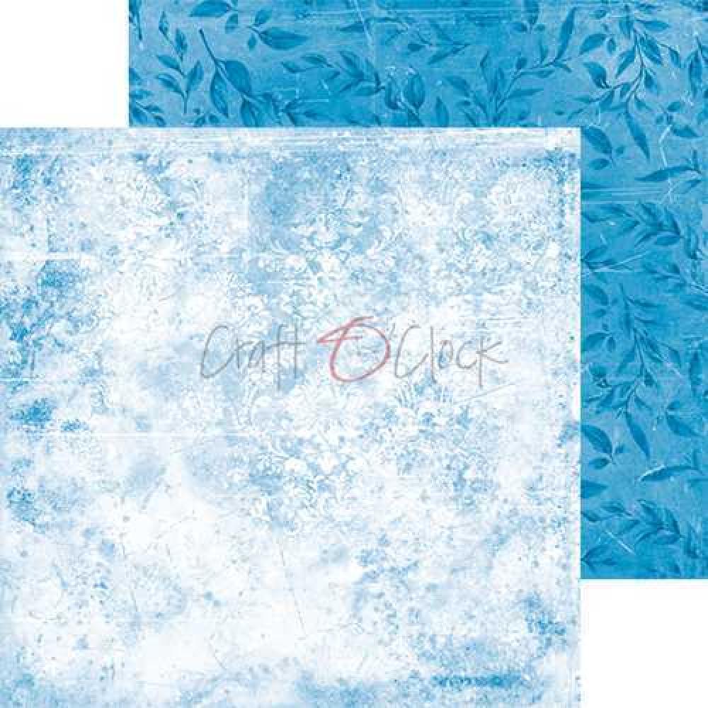 Craft O Clock 6x6 Paper Pad Basic Blue Mood #12