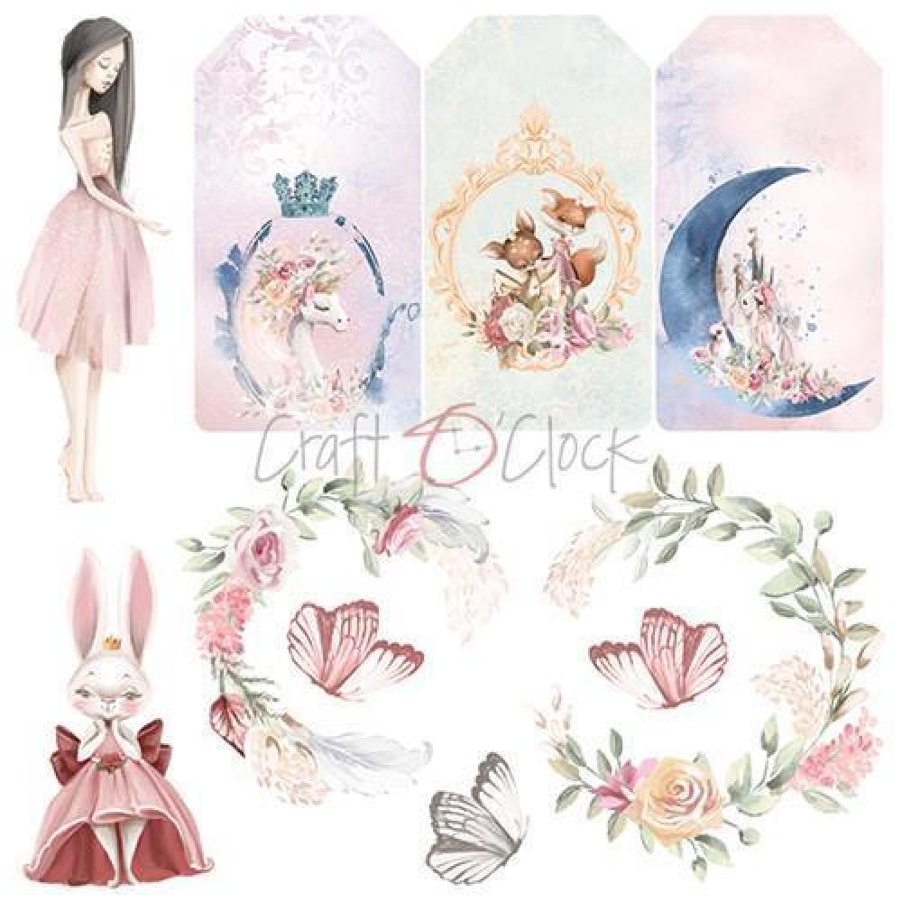 Craft O Clock 6x6 Paper Pad Princess Adventures