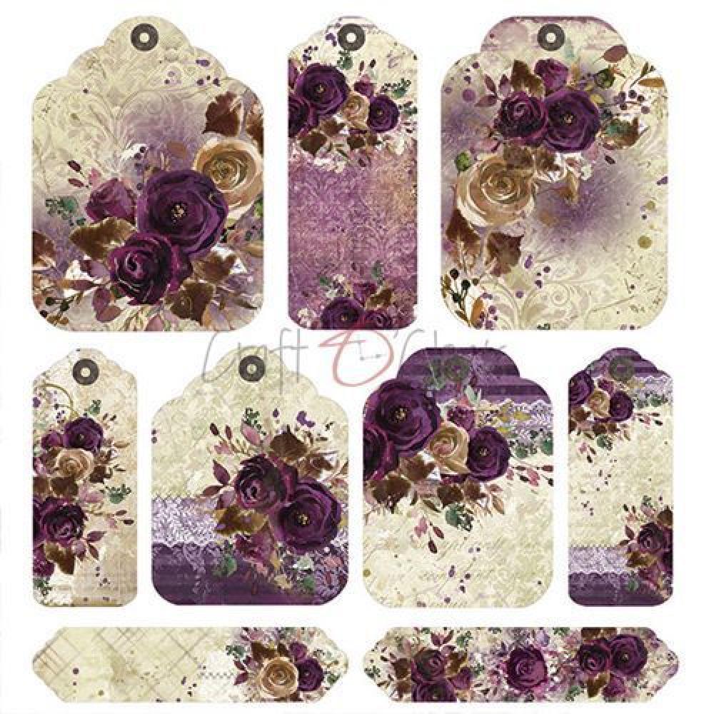 Craft O Clock 6x6 Paper Pad Plum in Chocolate