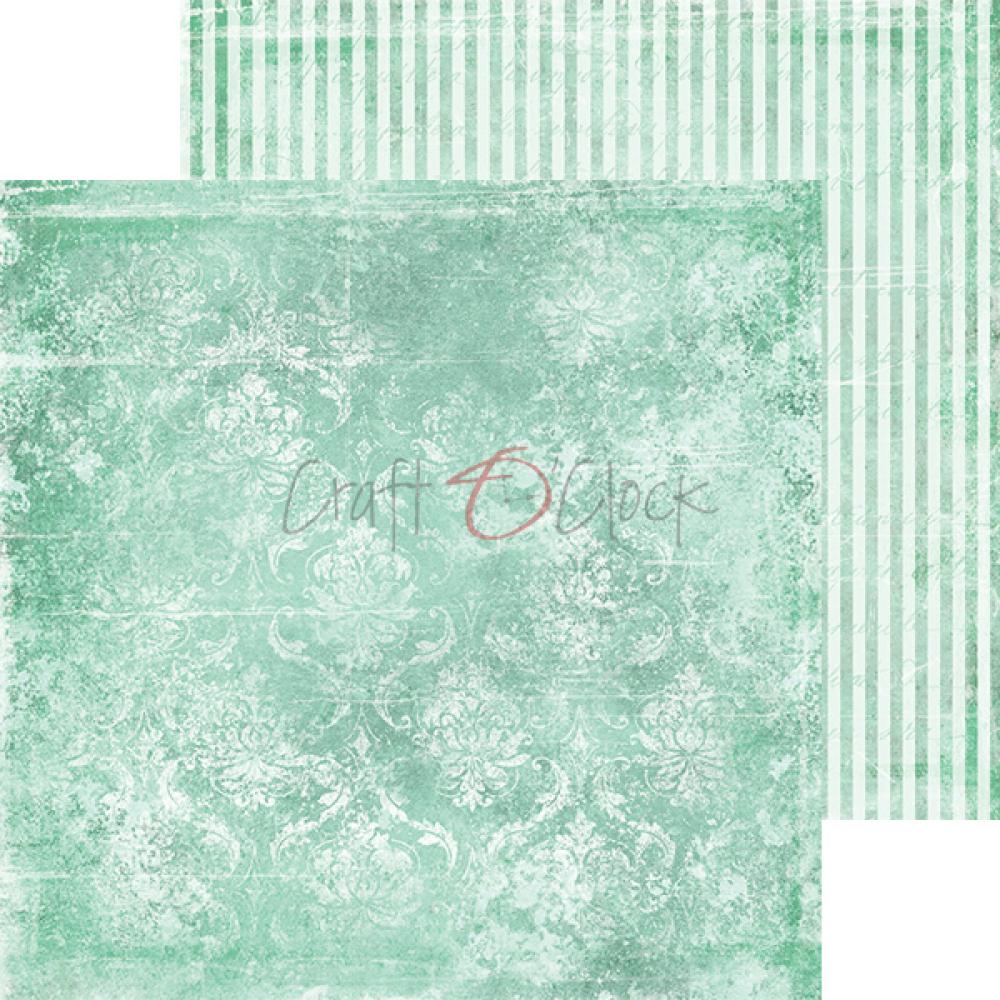 Craft O Clock 8x8 Paper Pad Basic 07 Mint Mood