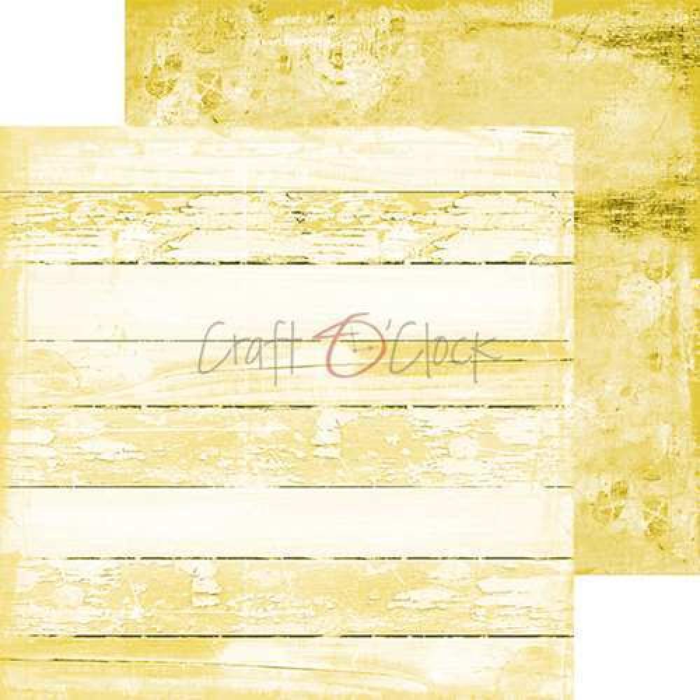 Craft O Clock 8x8 Paper Pad Yellow Mood #08