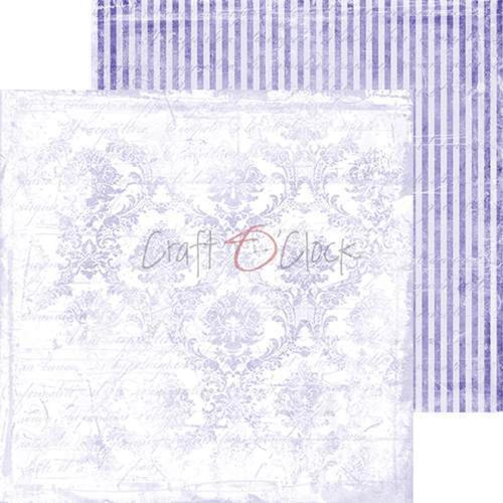 Craft O Clock 12x12 Paper Pad Basic Lavander Mood