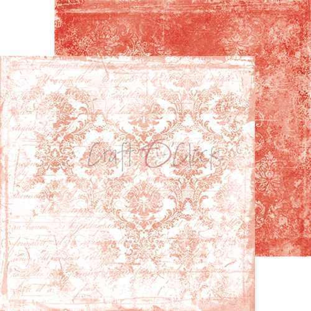 Craft O Clock 8x8 Paper Pad Basic Red Mood #13