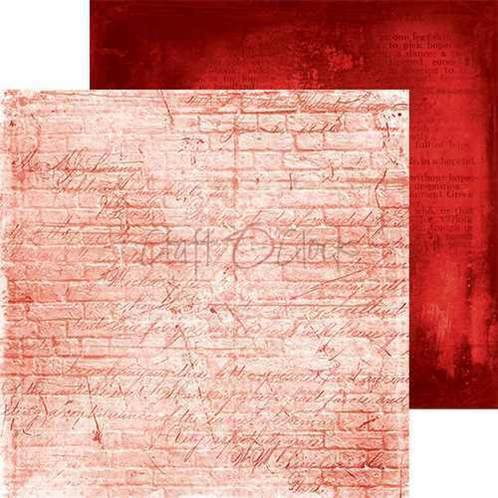 Craft O Clock 8x8 Paper Pad Basic Red Mood #13