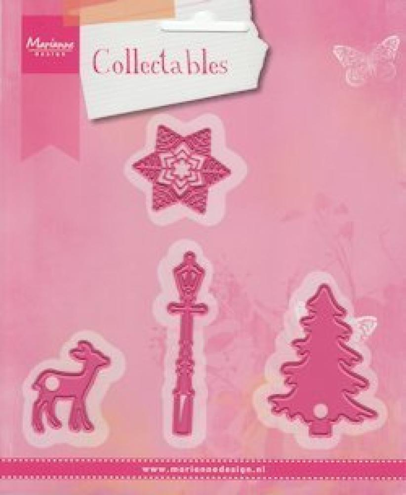 Marianne Design - Collectables Christmas Village Decoration Set