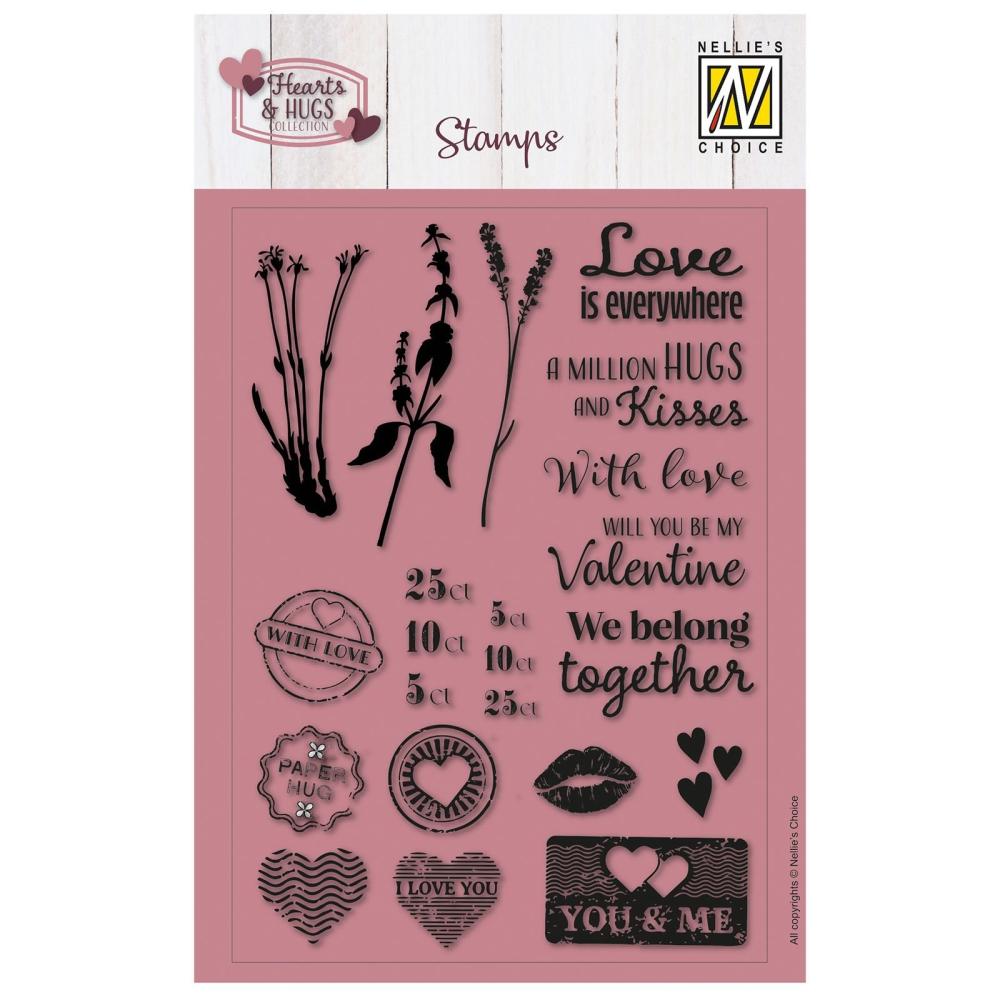 CS021 Nellie Snellen Clear Stamp Love Is Everywhere