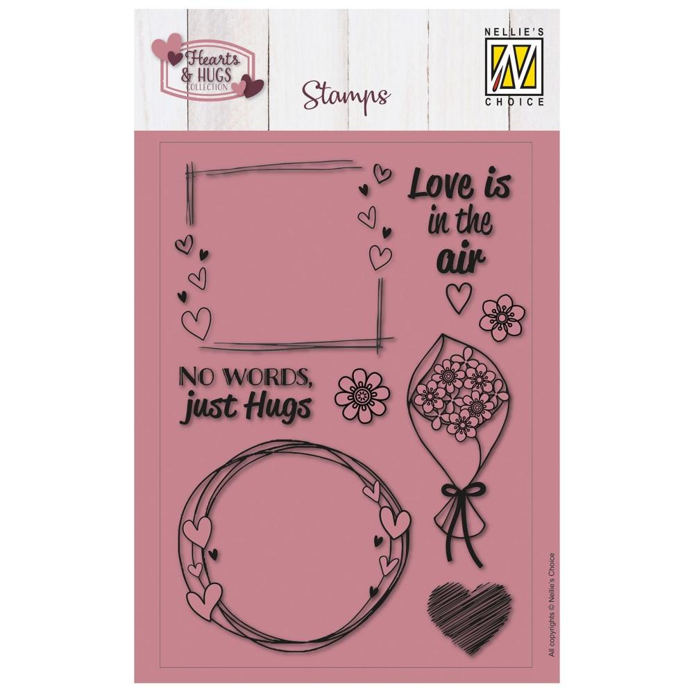 CS022 Nellie Snellen Clear Stamp No Words, Just Hugs