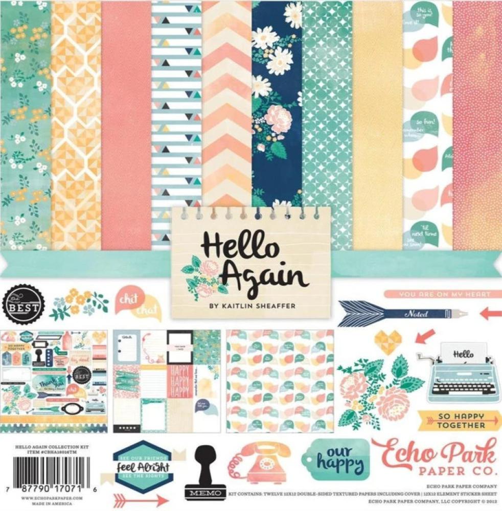 Carta Bella 12x12 Paper Kit Hello Again