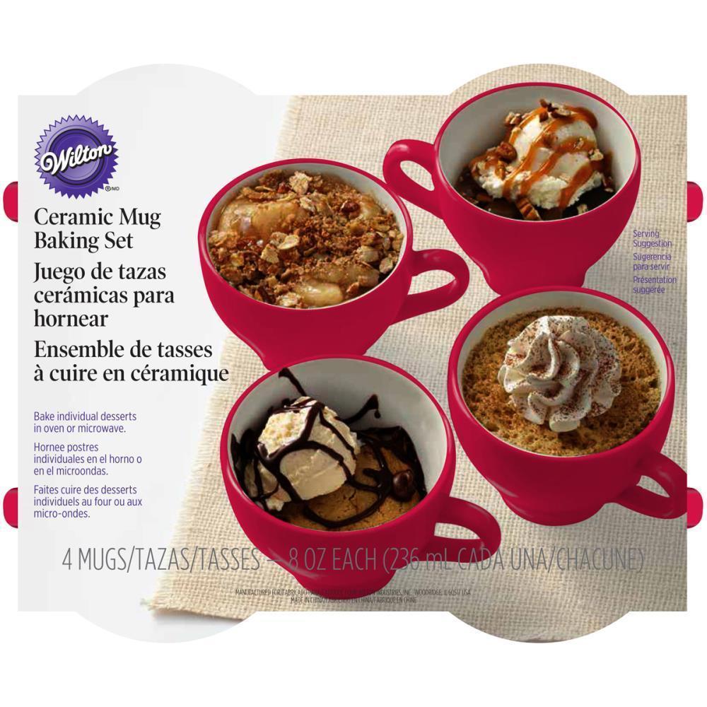 Wilton Ceramic Mug Baking Set 4Pkg #W55386