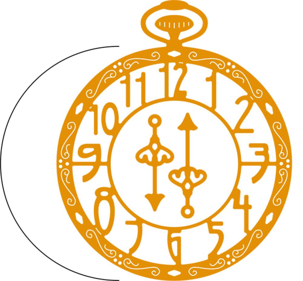 Cheery Lynn Designs Dies Pocket Watch