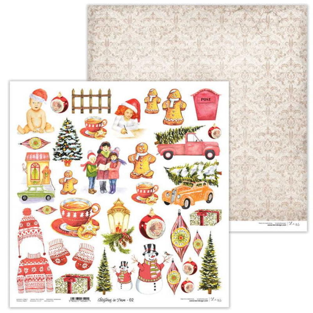 Lexi Design 12x12 Paper Pad Christmas in Town