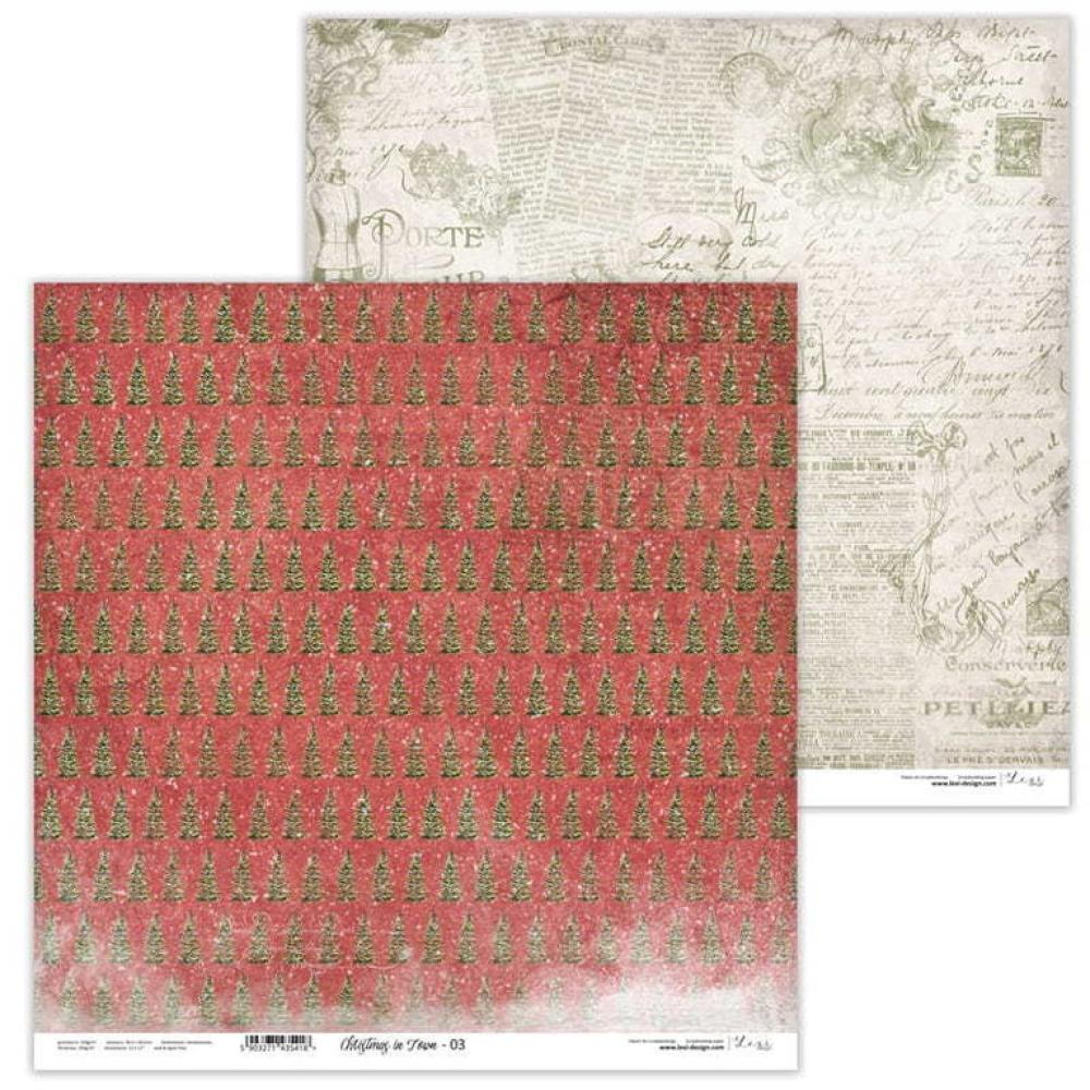 Lexi Design 12x12 Paper Pad Christmas in Town