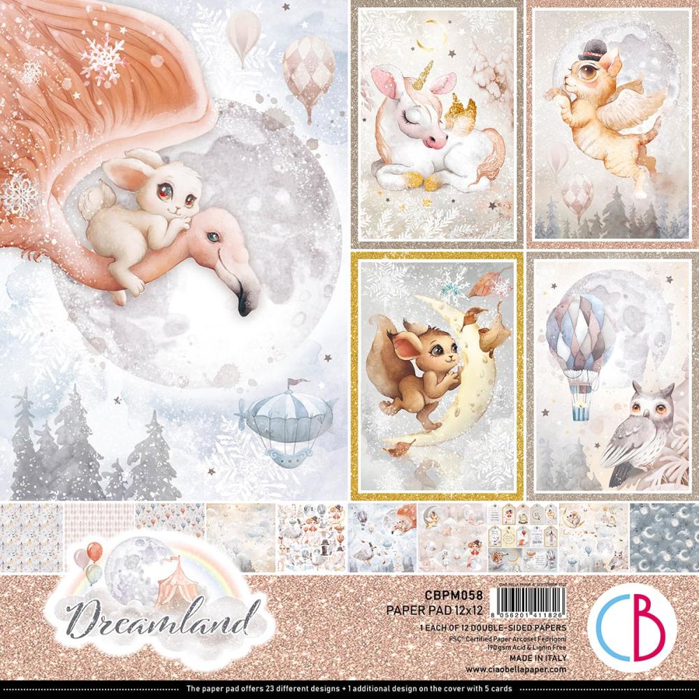 Ciao Bella 12x12 Paper Pad Dreamland CBPM058