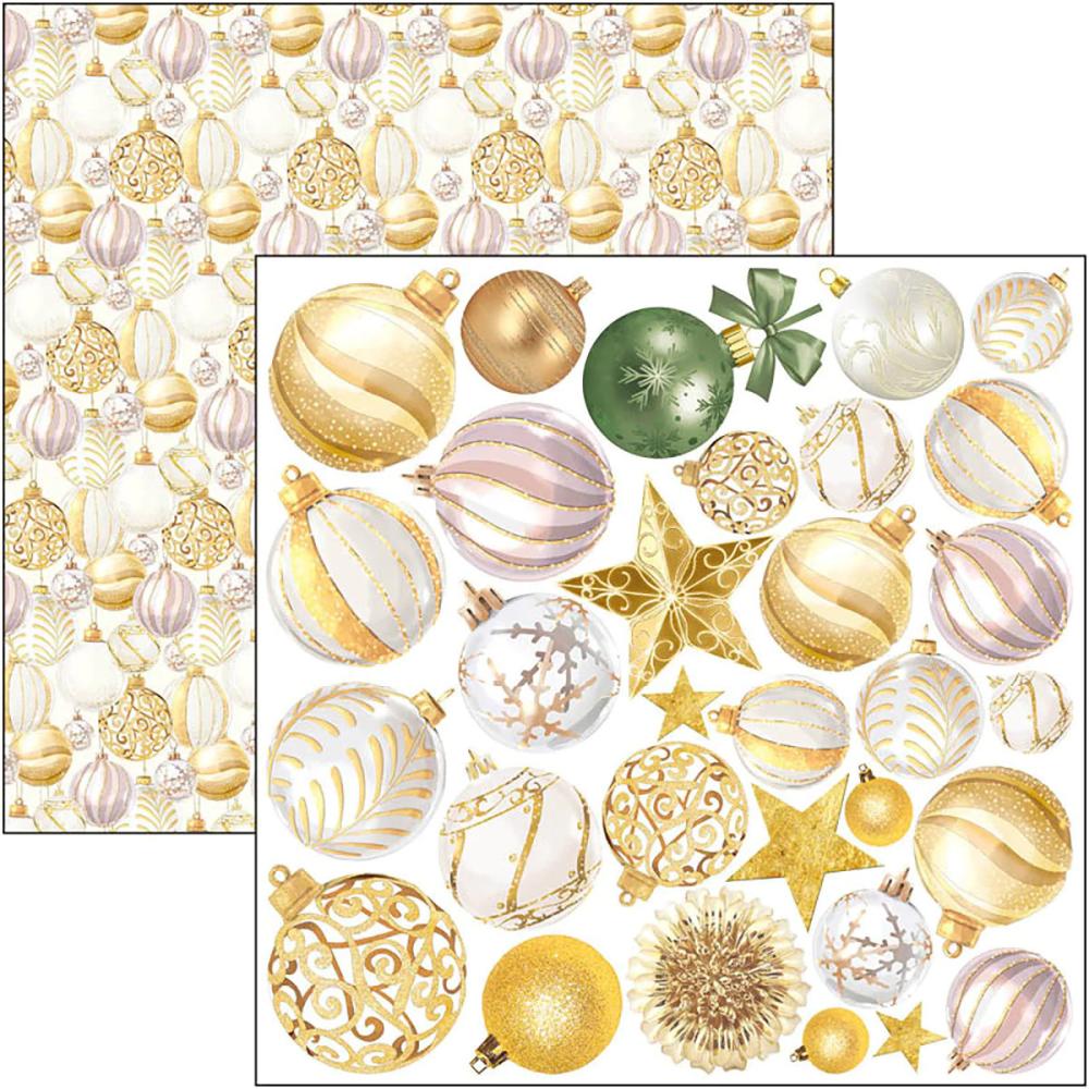 Ciao Bella 6x6 Fussy Cut Pad Sparkling Christmas CBQE069