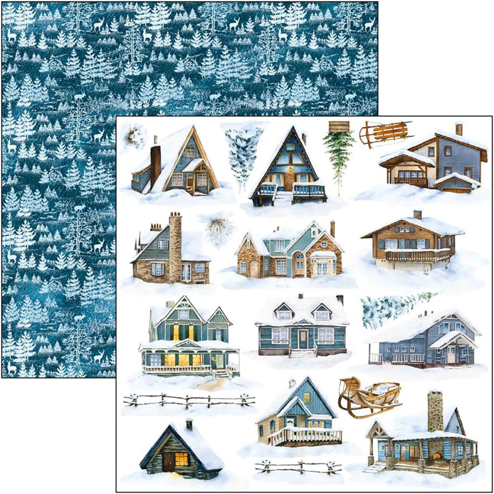 Ciao Bella 6x6 Fussy Cut Pad Winter Journey CBQE068