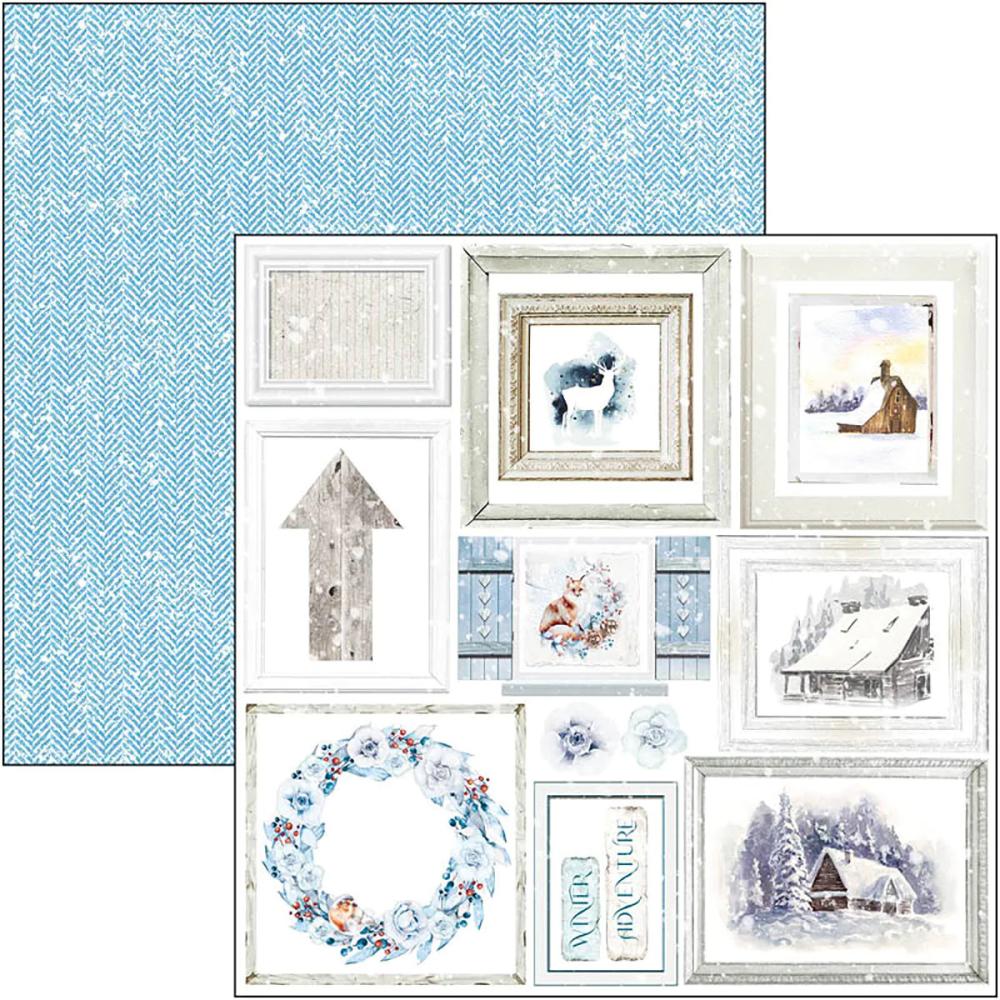 Ciao Bella 6x6 Fussy Cut Pad Winter Journey CBQE068