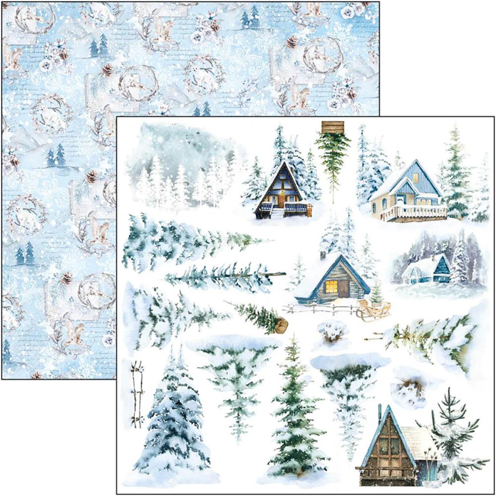 Ciao Bella 6x6 Fussy Cut Pad Winter Journey CBQE068