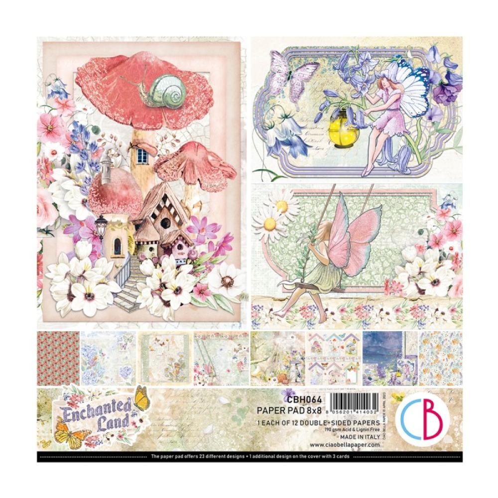 Ciao Bella 8x8 Paper Pad Enchanted Land #CBH064