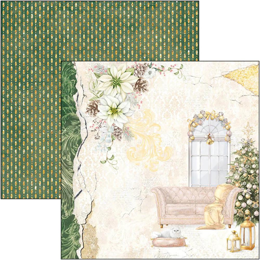 Ciao Bella 8x8 Paper Pad Sparkling Christmas #CBH069