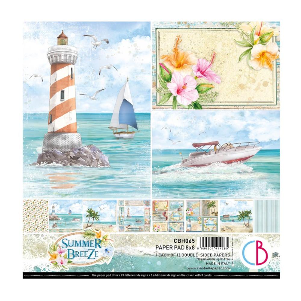 Ciao Bella 8x8 Paper Pad Summer Breeze #CBH065