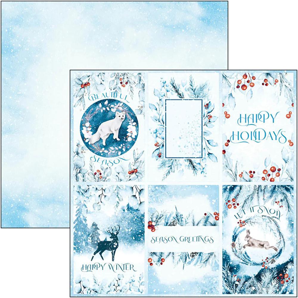 Ciao Bella 8x8 Paper Pad Winter Journey #CBH068