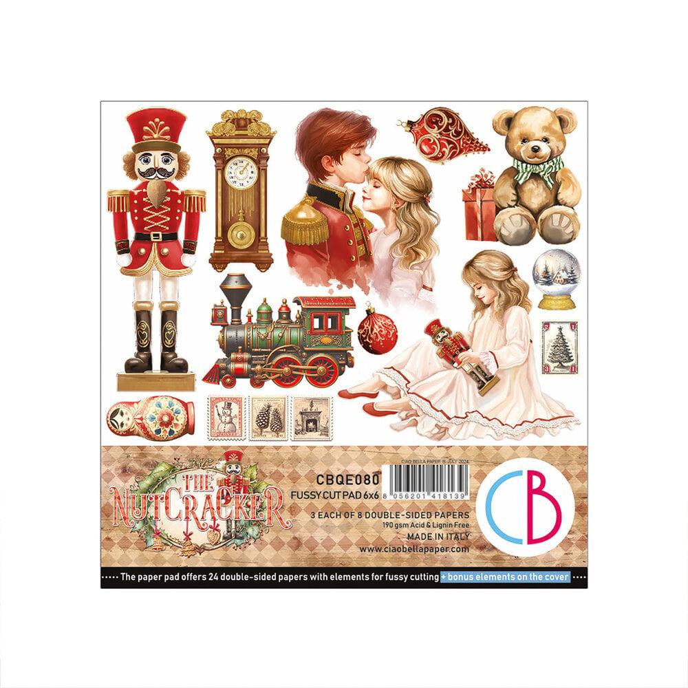 Ciao Bella The Nutcracker 6x6 Inch Fussy Cut Pad CBQE080