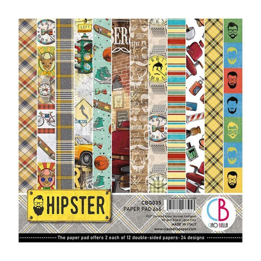 Ciao Bella 6x6 Paper Pad Hipster #CBQ035